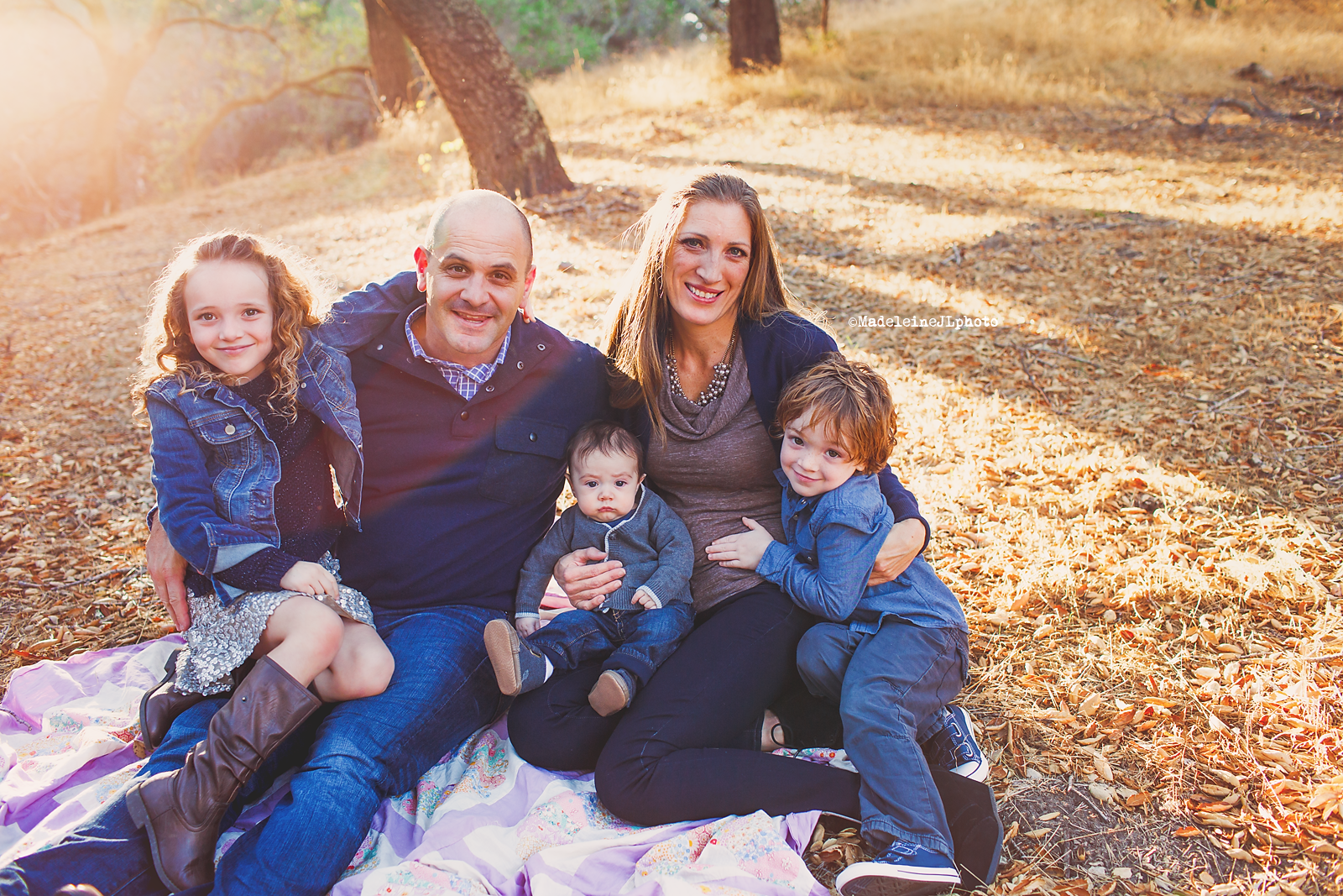RSM orange county family session. Woodsy family session. OC family photographer